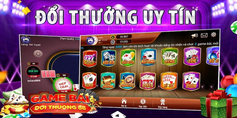 Danh sách các tựa game bài đổi thưởng hot nhất hiện nay